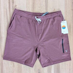 NWT Vuori Sunday Performance Short Russet Heather (Reddish Brown) XXL